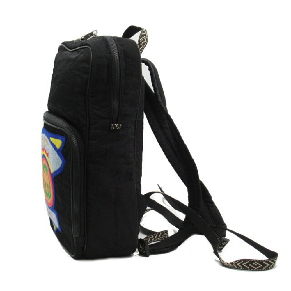 Gucci Logo Patchwork Backpack Black Bag - image 3
